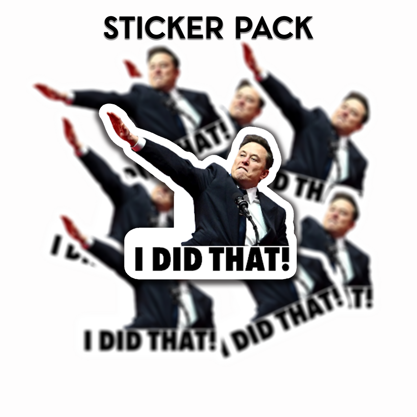 "I did THAT!" Elon Musk stickers pack